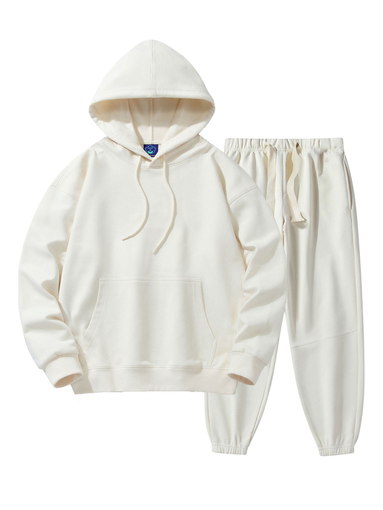 OFF-WHITE HOODIE AND MATCHING PANTS SET