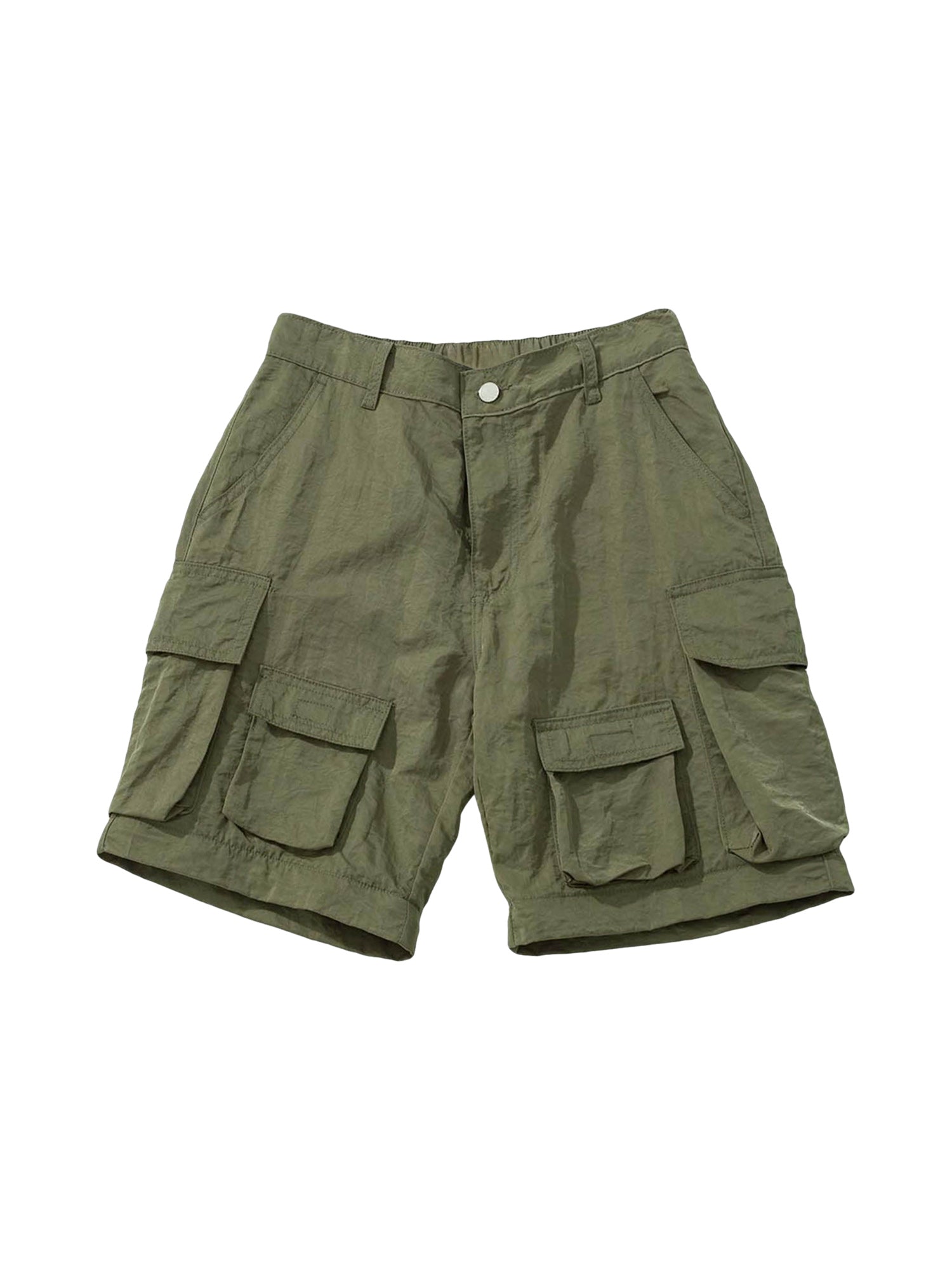 OLIVE GREEN CARGO PANTS - MULTI-POCKET WORK PANTS