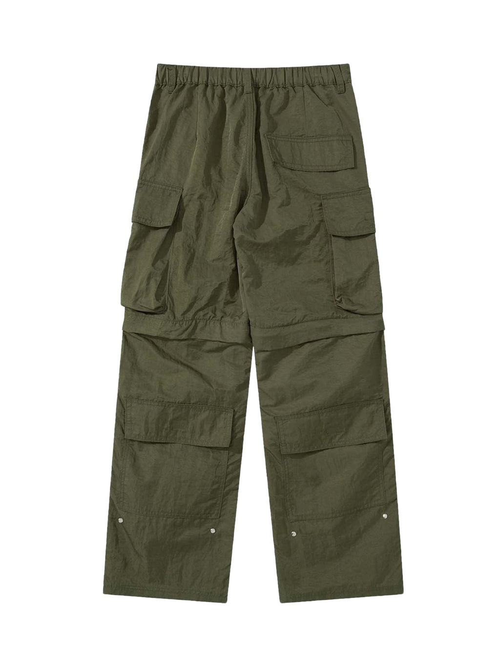 OLIVE GREEN CARGO PANTS - MULTI-POCKET WORK PANTS