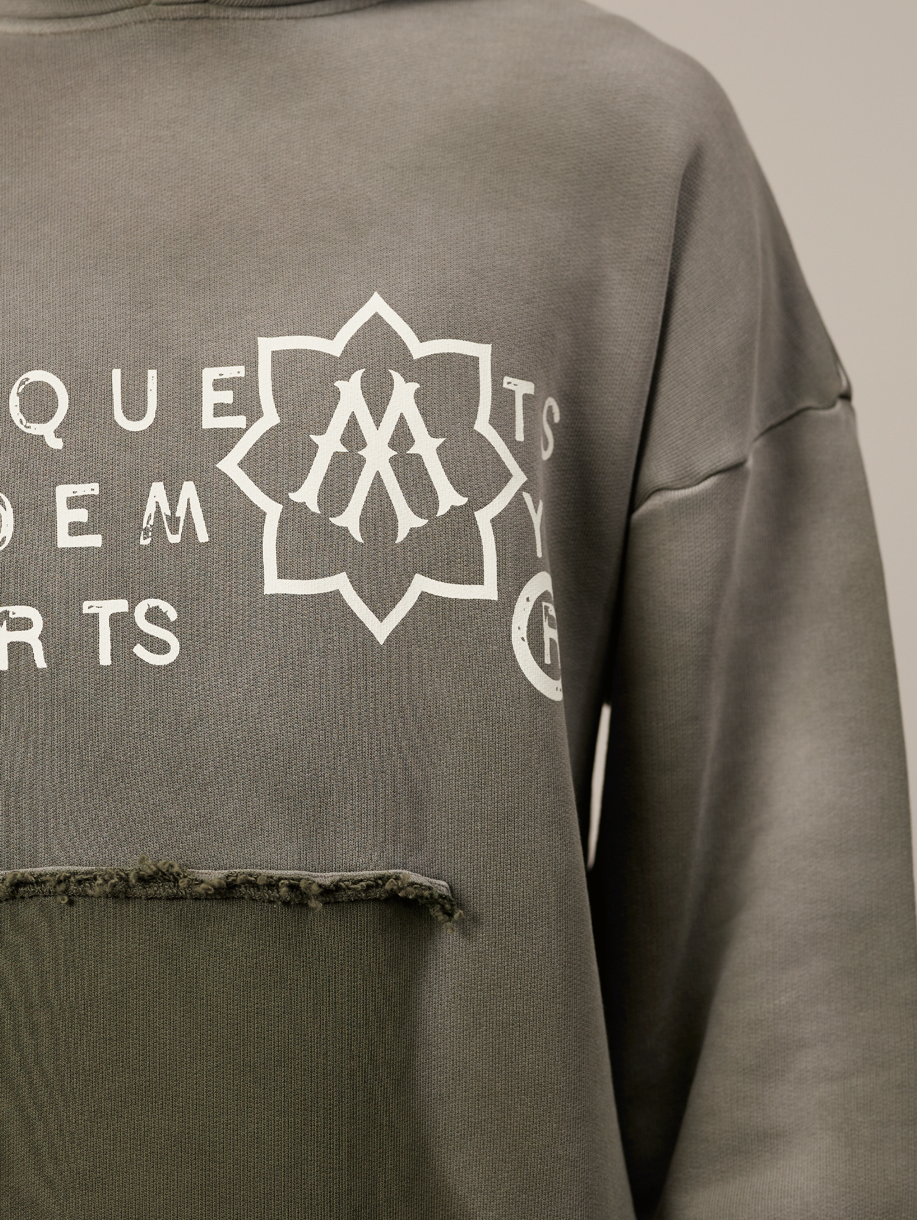 OLIVE GREEN OVERSIZED HOODIE WITH FRONT POCKET - SUPERIOR SCREEN PRINT