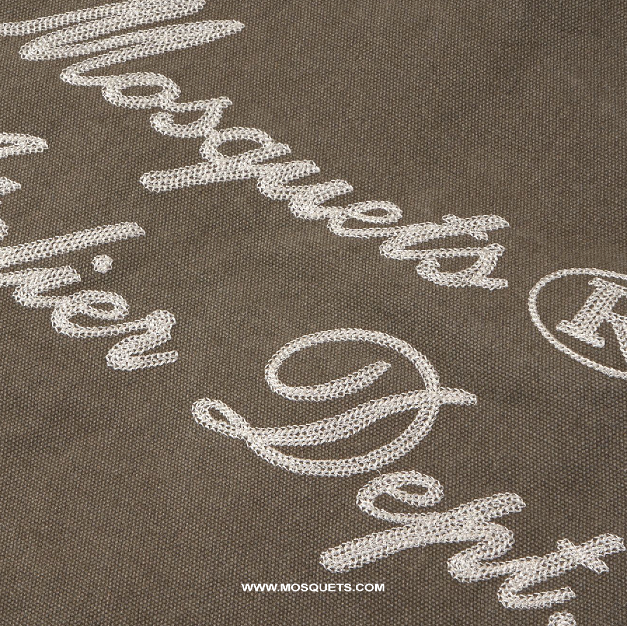 OLIVE GREEN ZIP-UP JACKET OVERSIZED DISTRESSED STREETWEAR