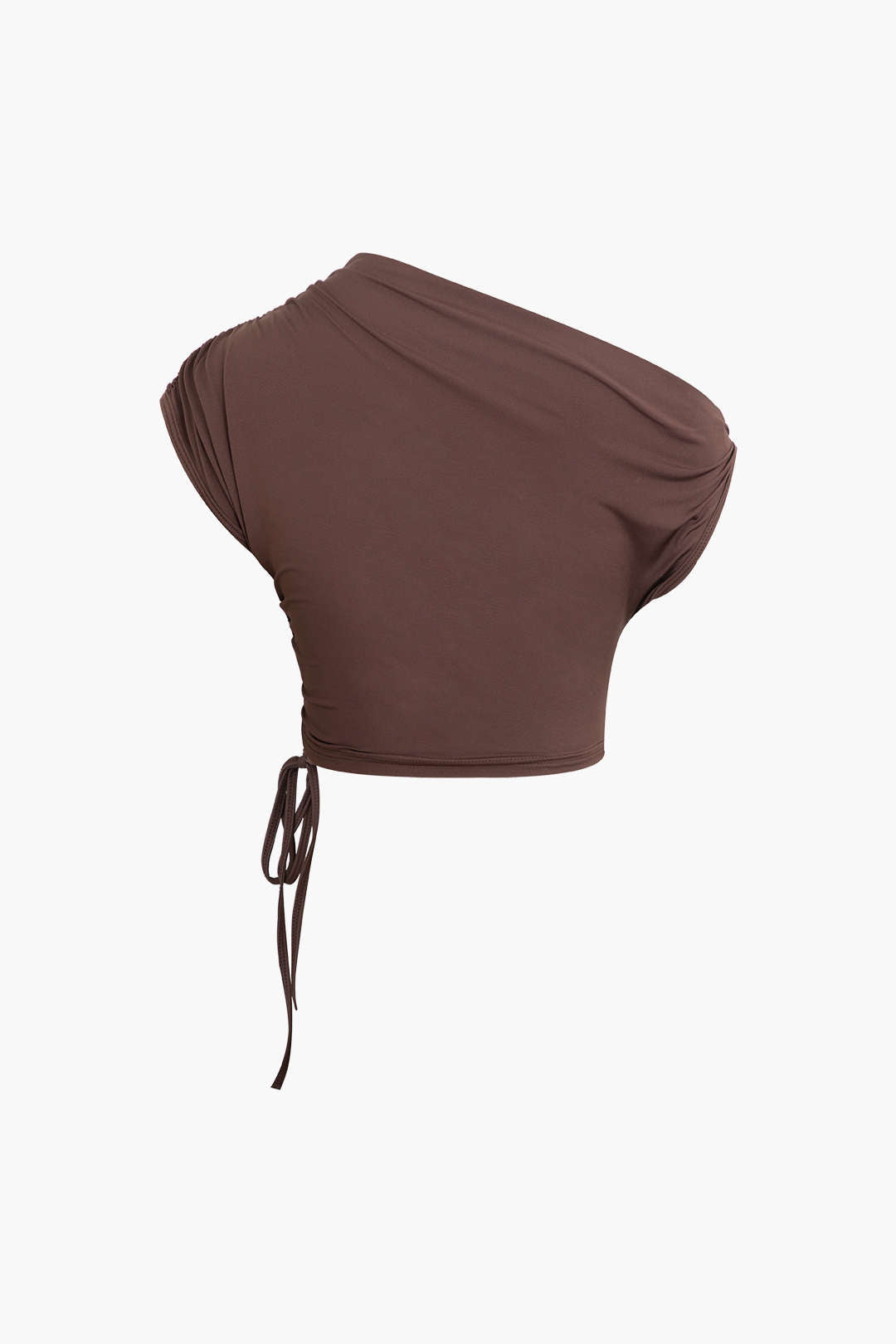 ONE-SHOULDER CROP TOP AND MIDI SKIRT SET FOR SPECIAL OCCASIONS