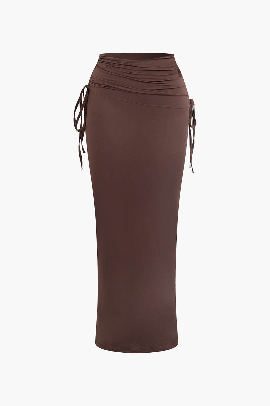 ONE-SHOULDER CROP TOP AND MIDI SKIRT SET FOR SPECIAL OCCASIONS