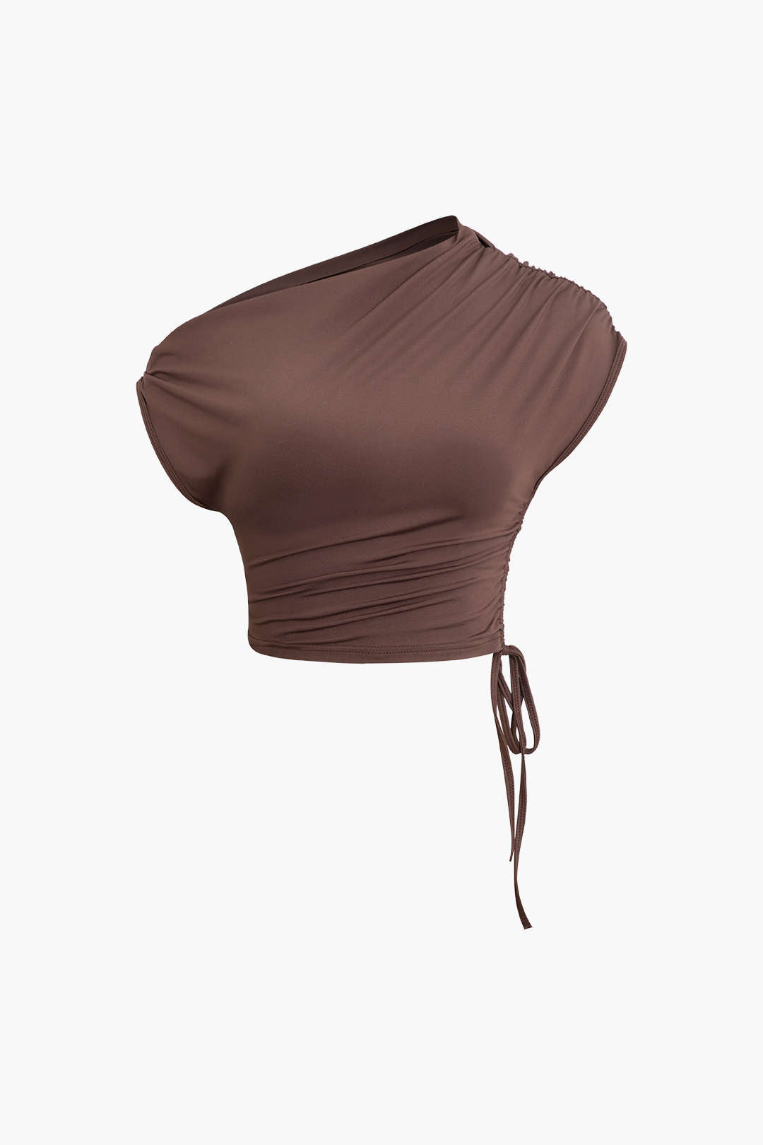 ONE-SHOULDER CROP TOP AND MIDI SKIRT SET FOR SPECIAL OCCASIONS