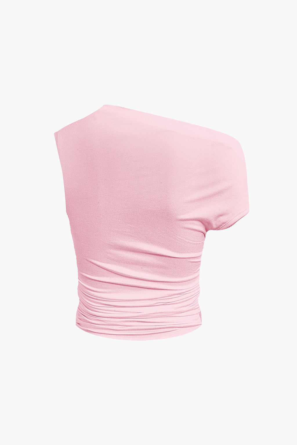 ONE-SHOULDER TOP AND TIE MINI SKIRT SET FOR SPECIAL OCCASIONS