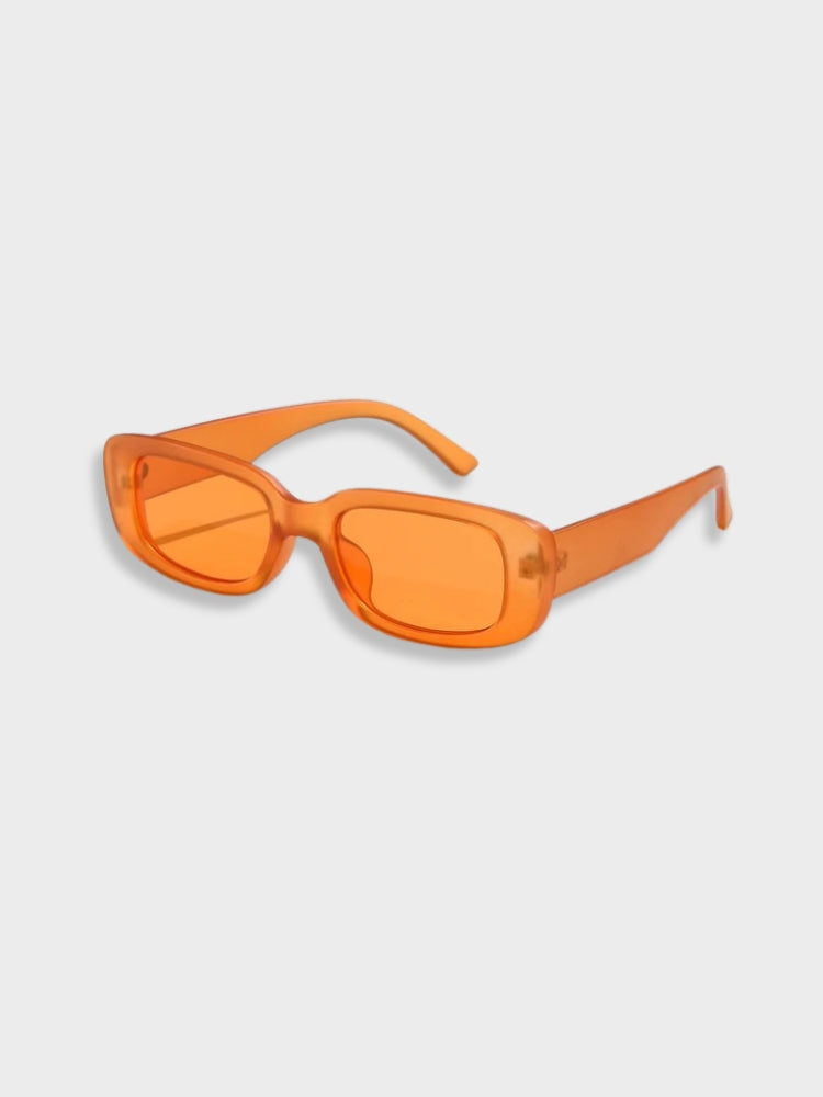 ORANGE RECTANGULAR SUNGLASSES MONEY STYLE SUNGLASSES