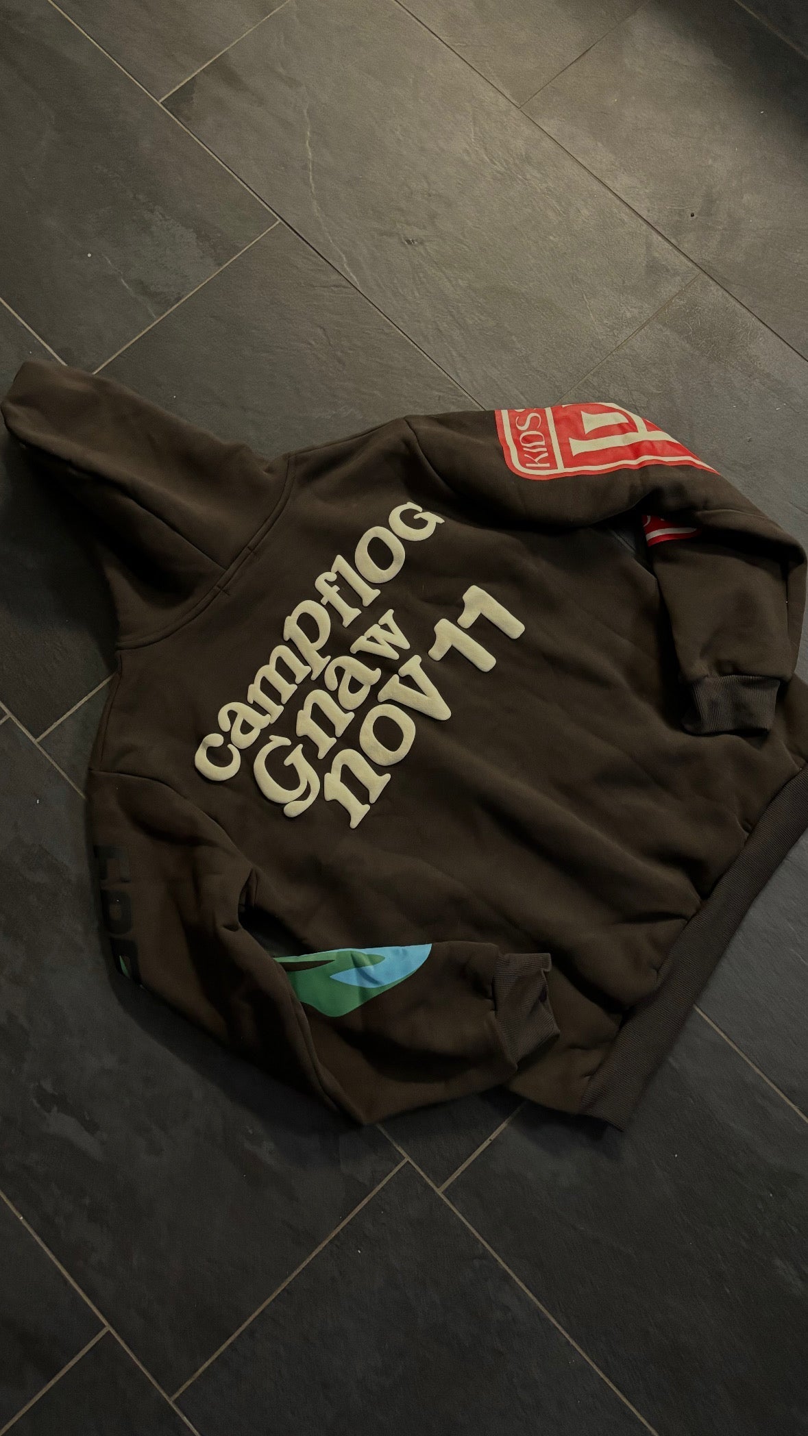 OVERSIZE HOODIE LUCKY ME I SEE GHOSTS COZY STYLE