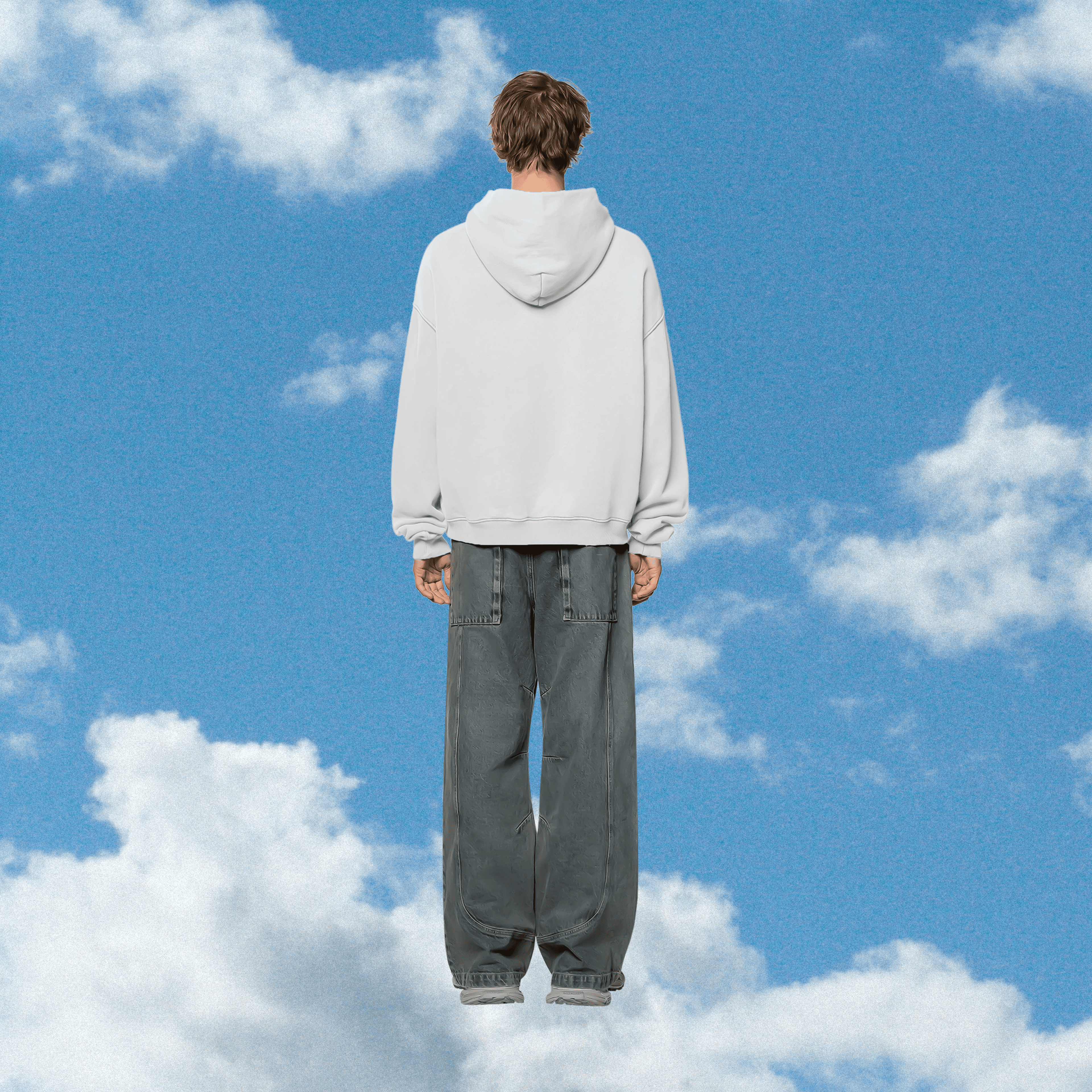 OVERSIZED STREETWEAR HOODIE WITH PRINT DESIGN