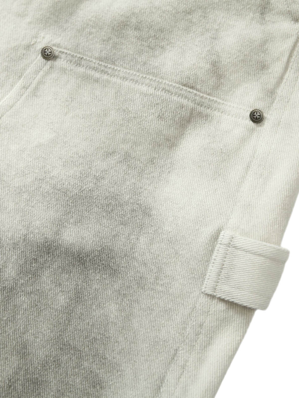 PAINTER'S PANTS WITH DARK STAINS STRAIGHT LEG LONG PANTS