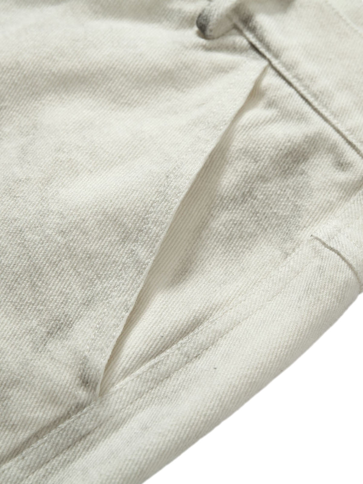 PAINTER'S PANTS WITH DARK STAINS STRAIGHT LEG LONG PANTS