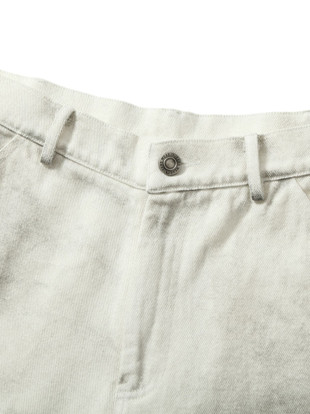 PAINTER'S PANTS WITH DARK STAINS STRAIGHT LEG LONG PANTS