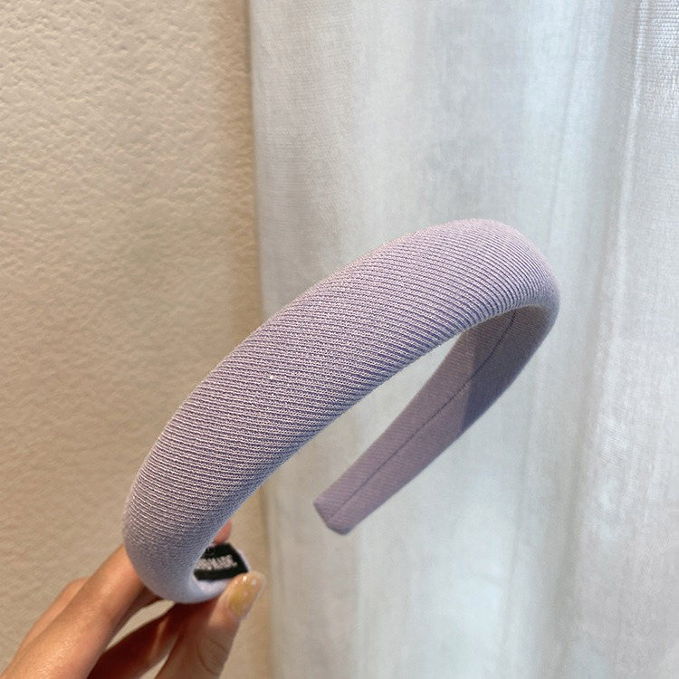PASTEL-COLORED PADDED HEADBANDS FOR WOMEN AND GIRLS