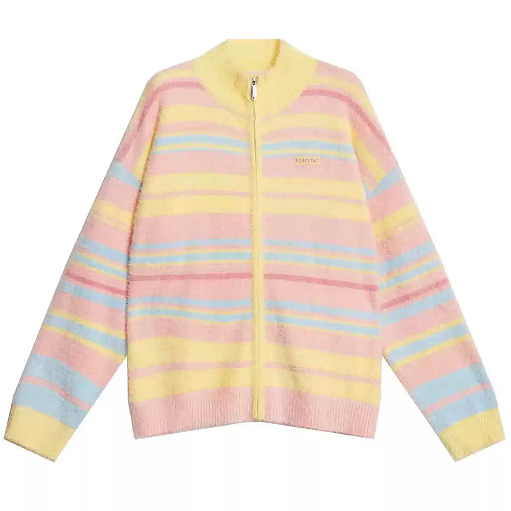 PASTEL DREAM KNIT JUMPER WITH BUST APPROXIMATELY MEASUREMENTS