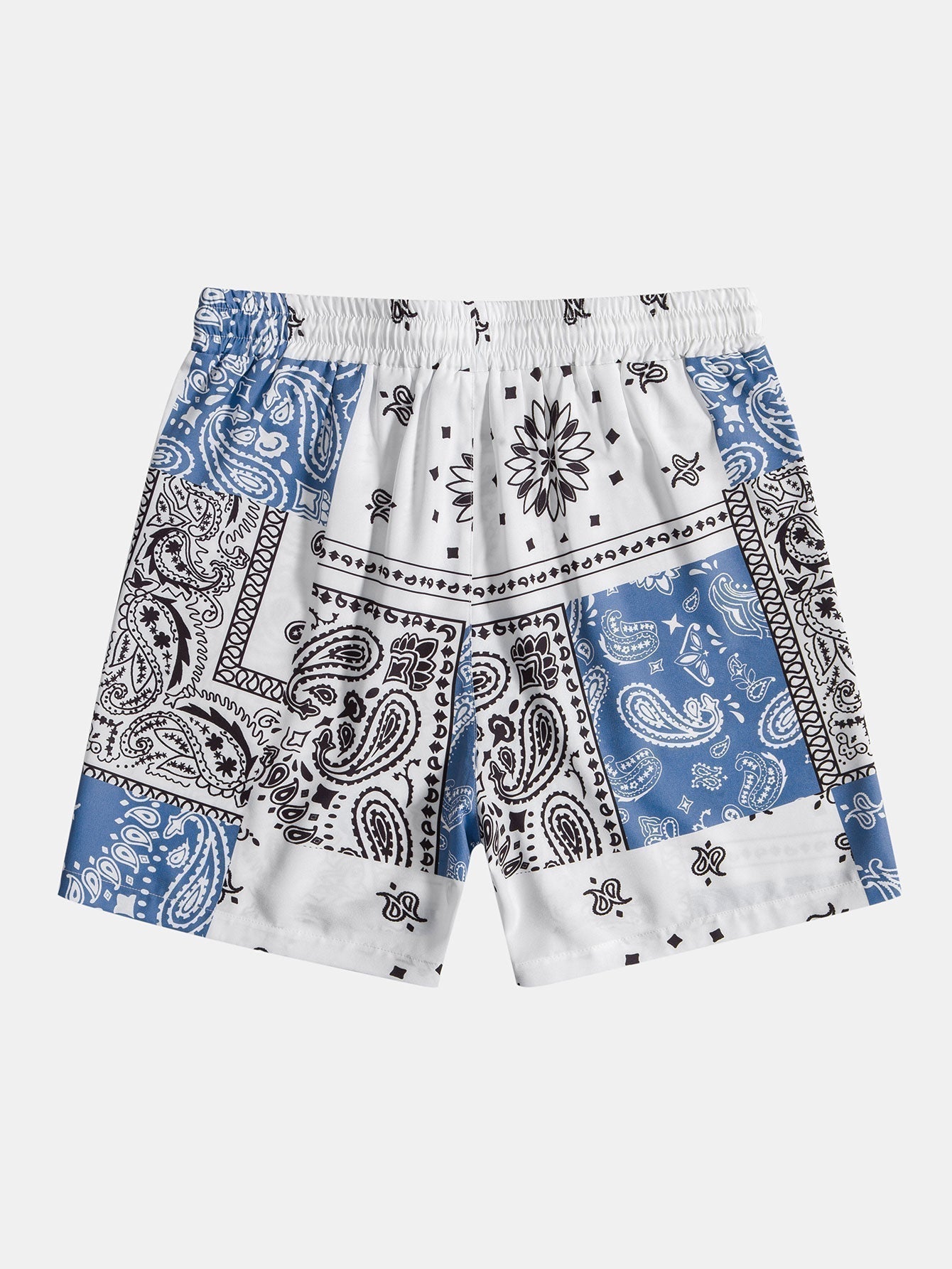 PATTERNED SHIRT AND SHORTS SET IN COMFORTABLE STRETCH FABRIC