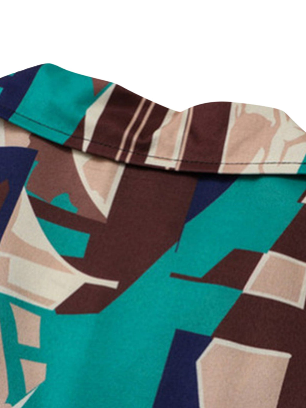 PATTERNED SHIRT AND SHORTS SET WITH UNIQUE DESIGN FOR LOOSE FIT