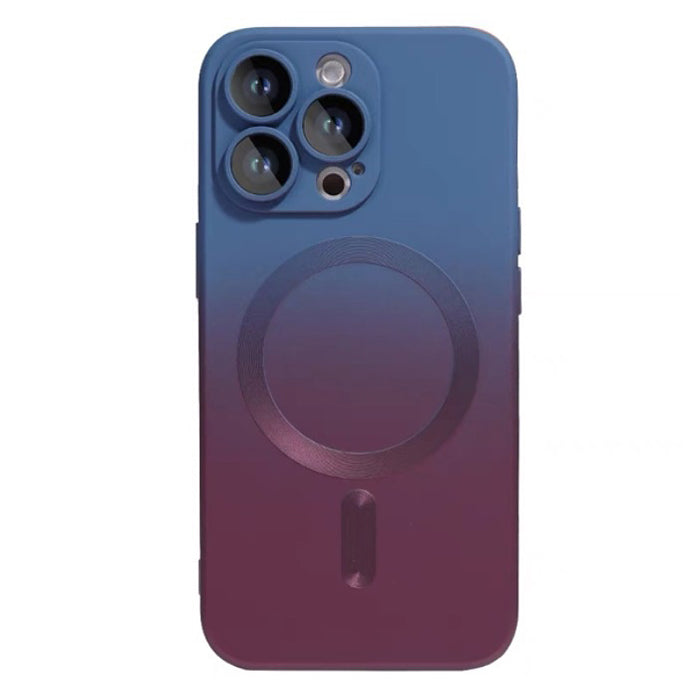 PINK AND BLUE GRADIENT MAGSAFE IPHONE CASE FOR GRADIENT MAGSAFE COMPATIBILITY