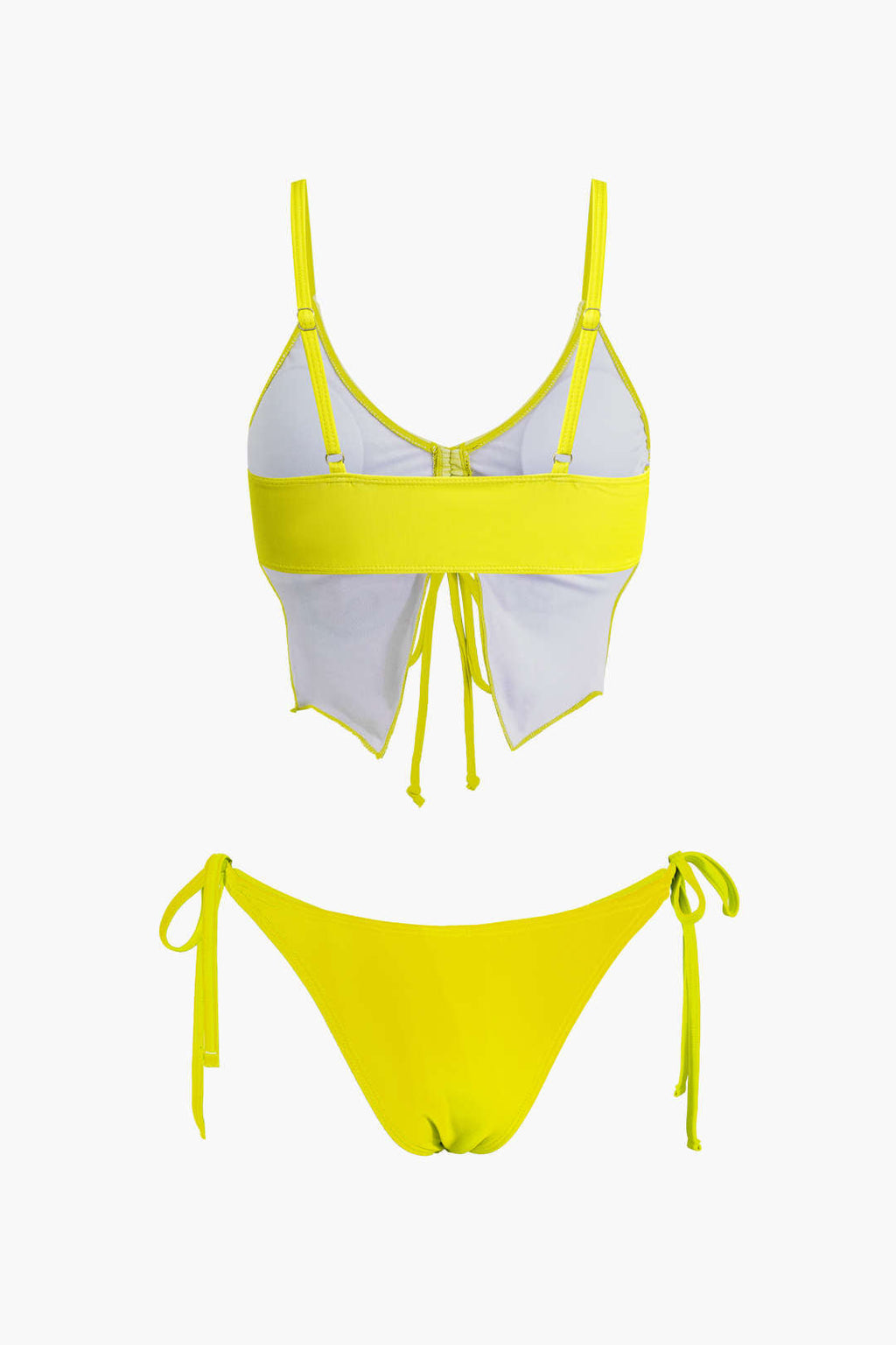 PINK BUTTERFLY-PRINT BIKINI FOR HOLIDAY SWIMWEAR