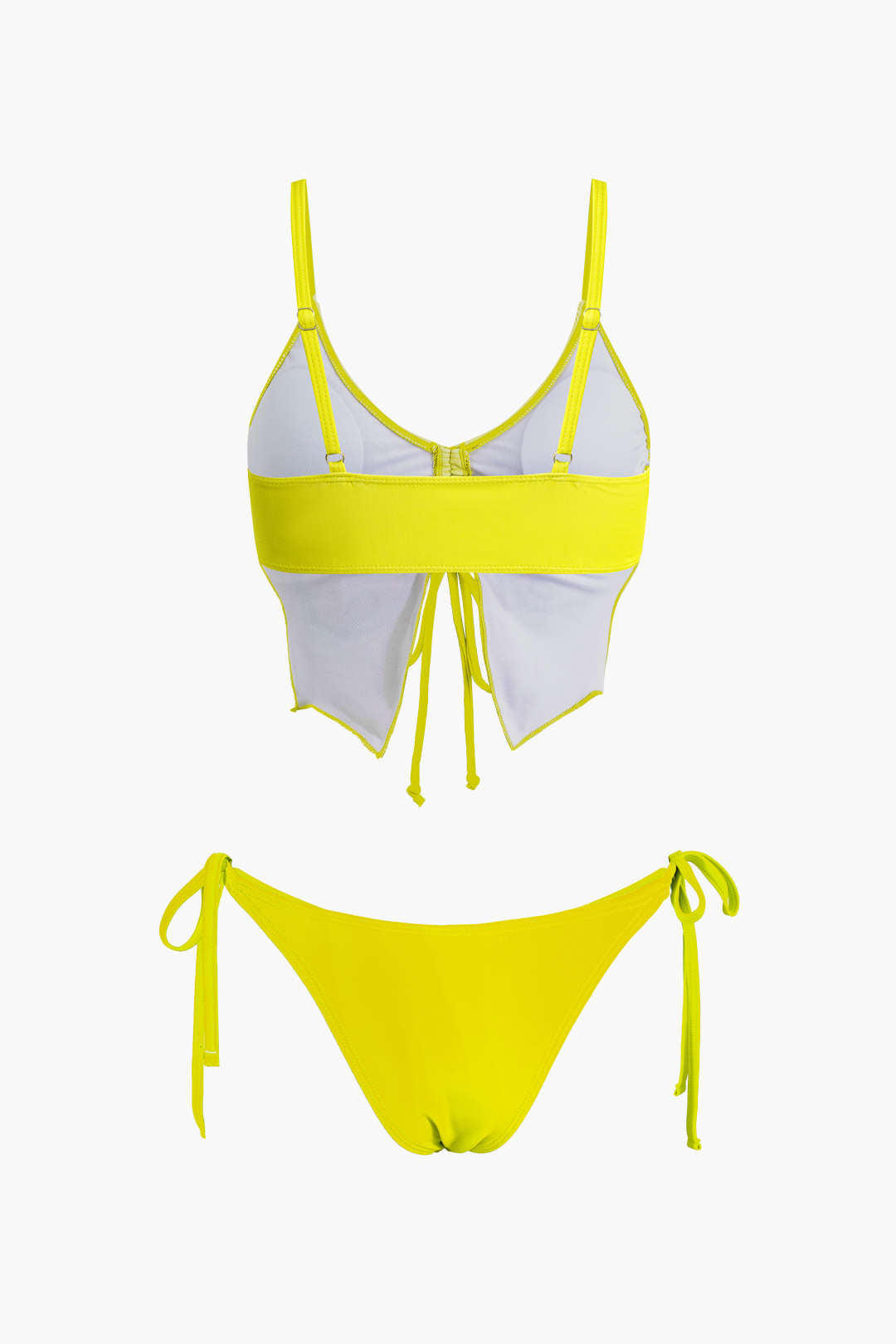 PINK BUTTERFLY-PRINT BIKINI FOR HOLIDAY SWIMWEAR