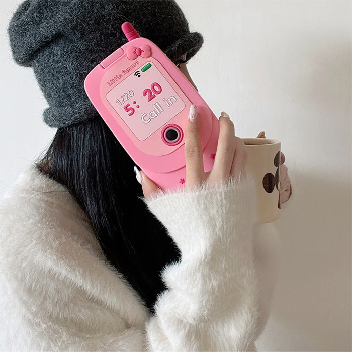 PINK HELLO KITTY FLIP PHONE TOY FOR PINK CELLPHONE IPHONE FANS