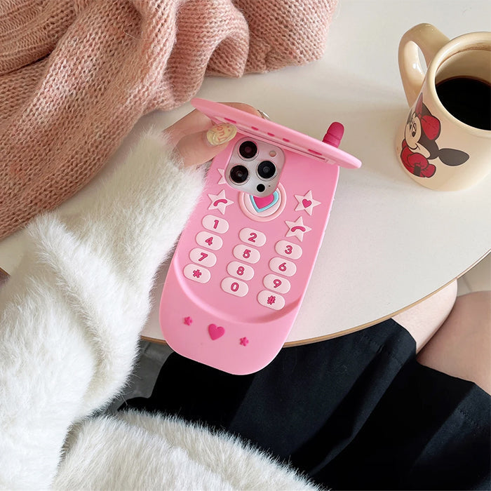 PINK HELLO KITTY FLIP PHONE TOY FOR PINK CELLPHONE IPHONE FANS