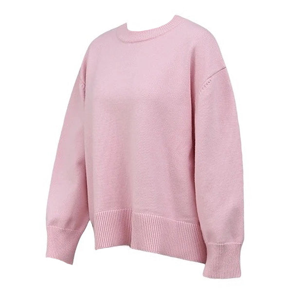 PINK KNITTED SWEATER FOR WOMEN