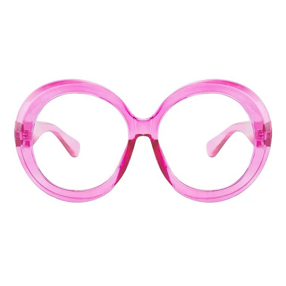 PINK ROUND EYEGLASSES STYLISH ACCESSORY FOR VISION CORRECTION