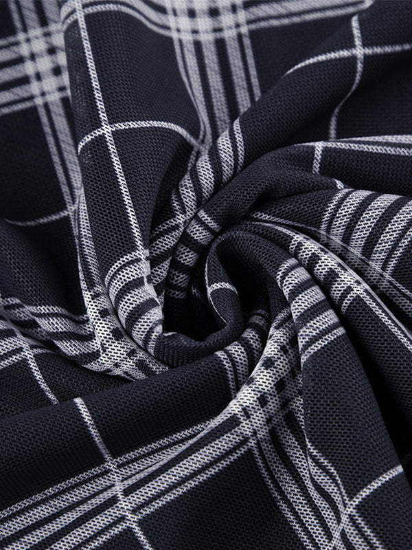 PLAID MINI SKIRT WITH BOW - PLAID MESH MINI FASHION PIECE