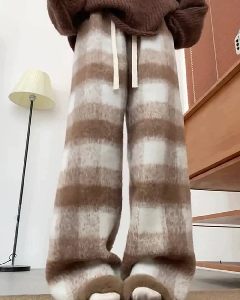 PLAID TROUSERS: CLASSIC PLAID FALL FEELS LOUNGE PANTS