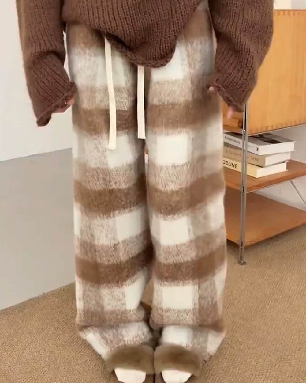 PLAID TROUSERS: CLASSIC PLAID FALL FEELS LOUNGE PANTS