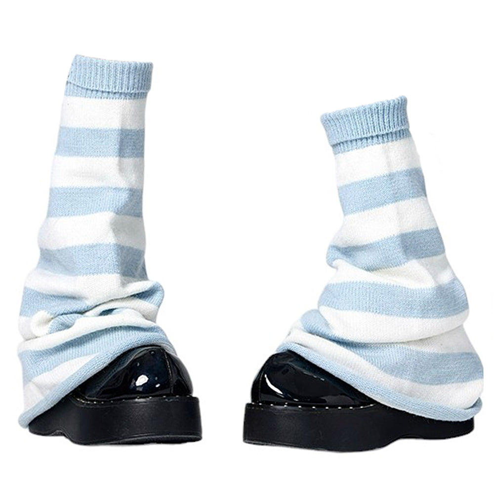 PLATFORM SHOES WITH LEG WARMERS SOFT GIRL AESTHETIC