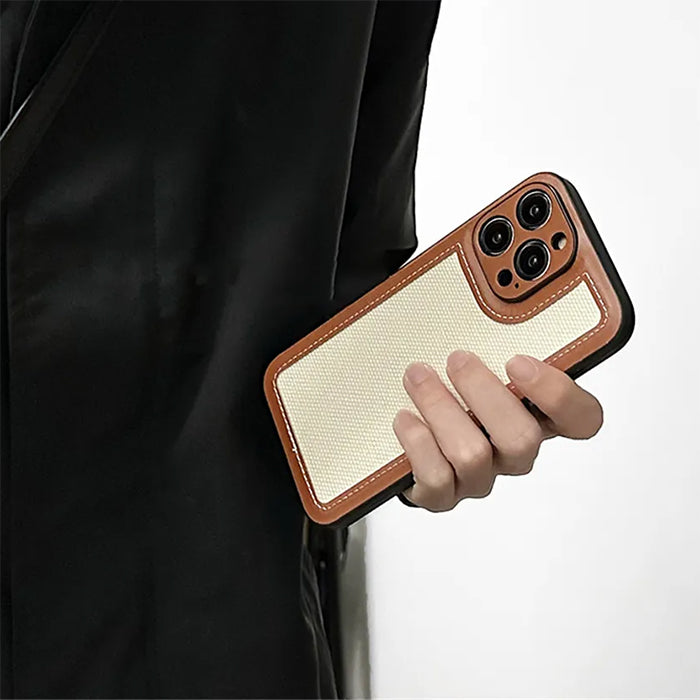 PREPPY BROWN IPHONE CASE FOR STYLISH PROTECTION