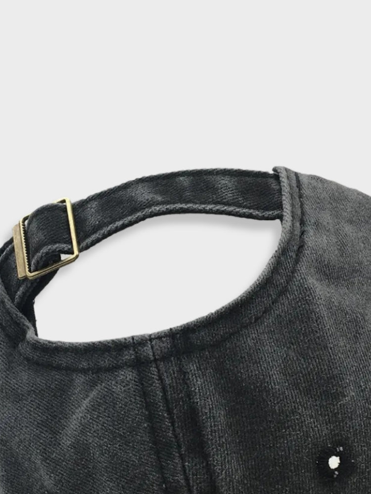 PURPLE BASEBALL CAP WITH GHOST DESIGN - FUTURE GHOST CAP