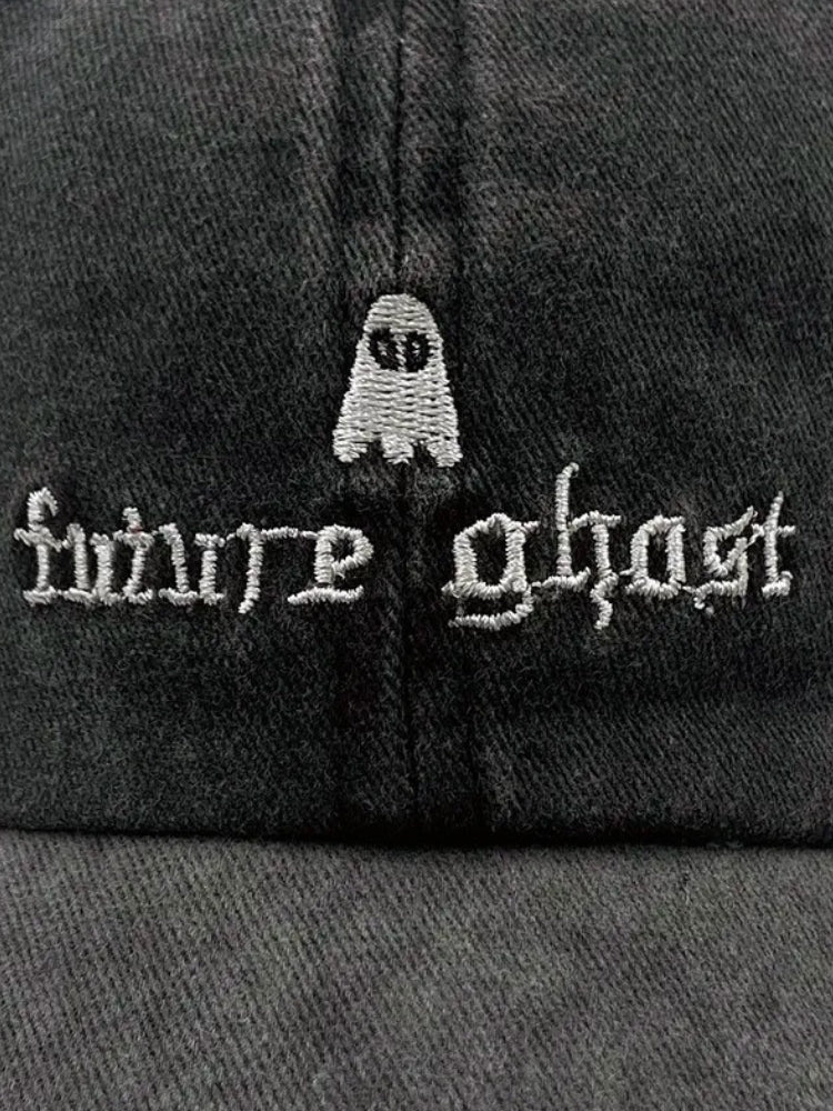 PURPLE BASEBALL CAP WITH GHOST DESIGN - FUTURE GHOST CAP