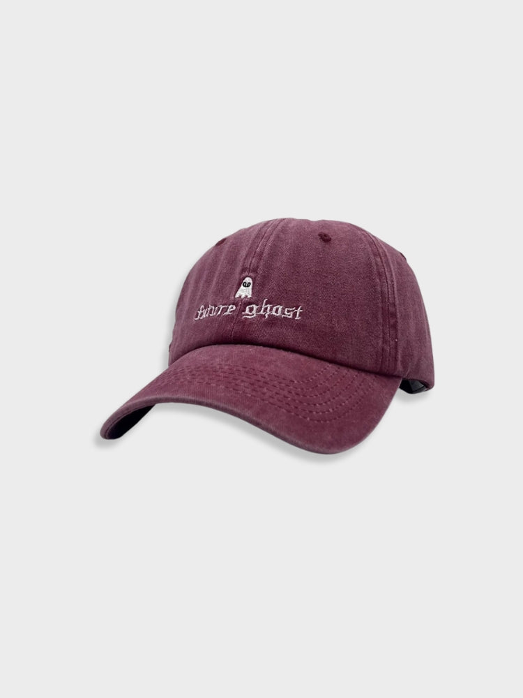 PURPLE BASEBALL CAP WITH GHOST DESIGN - FUTURE GHOST CAP