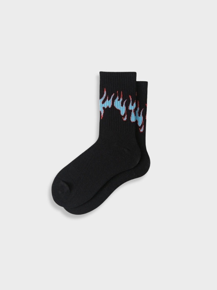 PURPLE FLAME SOCKS FOR EVERYDAY WEAR