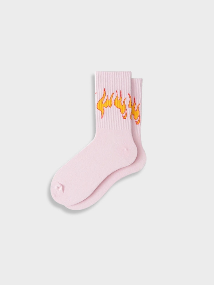 PURPLE FLAME SOCKS FOR EVERYDAY WEAR