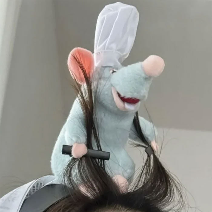 RATATOUILLE CHEF HAT HEADBAND FOR CULINARY COSTUME AND COOKING ROLEPLAY