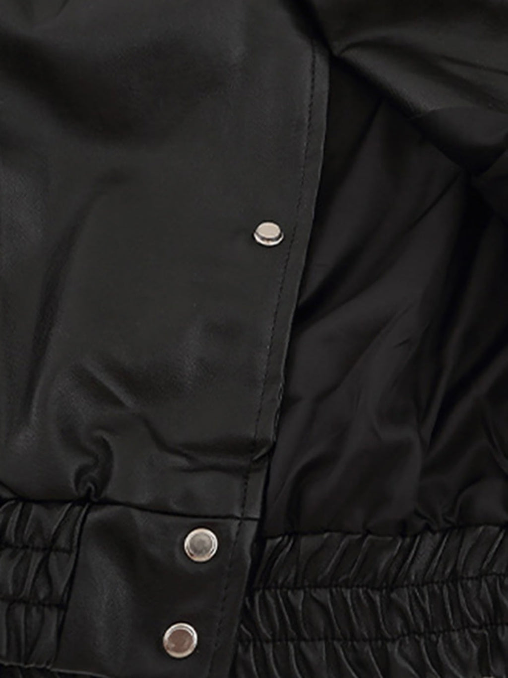 RED AND WHITE VARSITY JACKET WITH STAND COLLAR - TRENDY CASUAL LONG SLEEVE