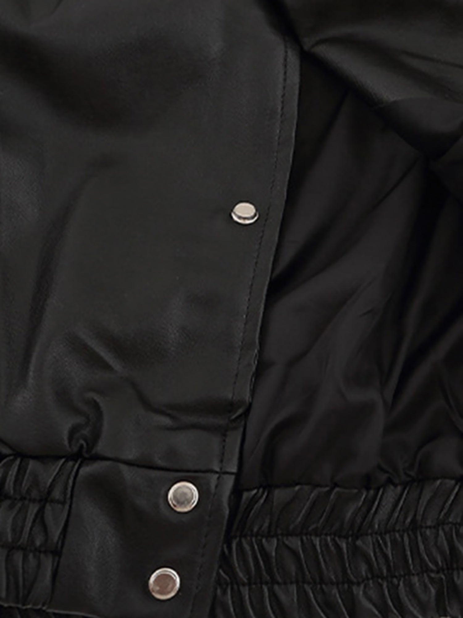 RED AND WHITE VARSITY JACKET WITH STAND COLLAR - TRENDY CASUAL LONG SLEEVE