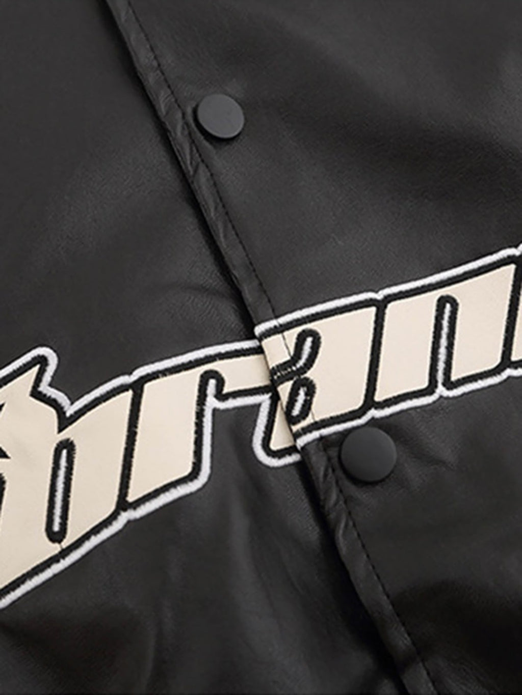 RED AND WHITE VARSITY JACKET WITH STAND COLLAR - TRENDY CASUAL LONG SLEEVE