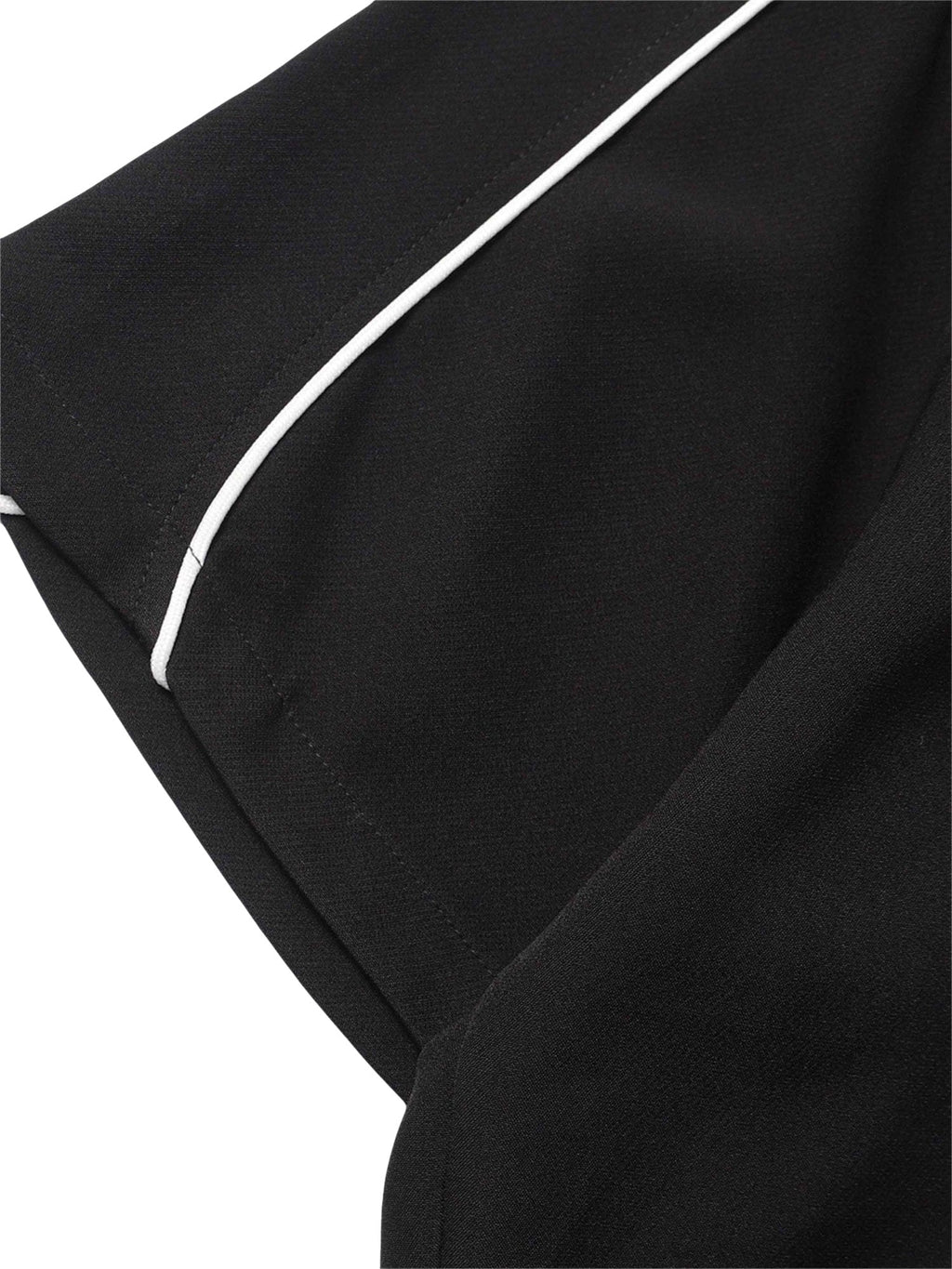 RED SHORT SLEEVE SHIRT WITH BLACK STAR - TRENDY CASUAL STYLE