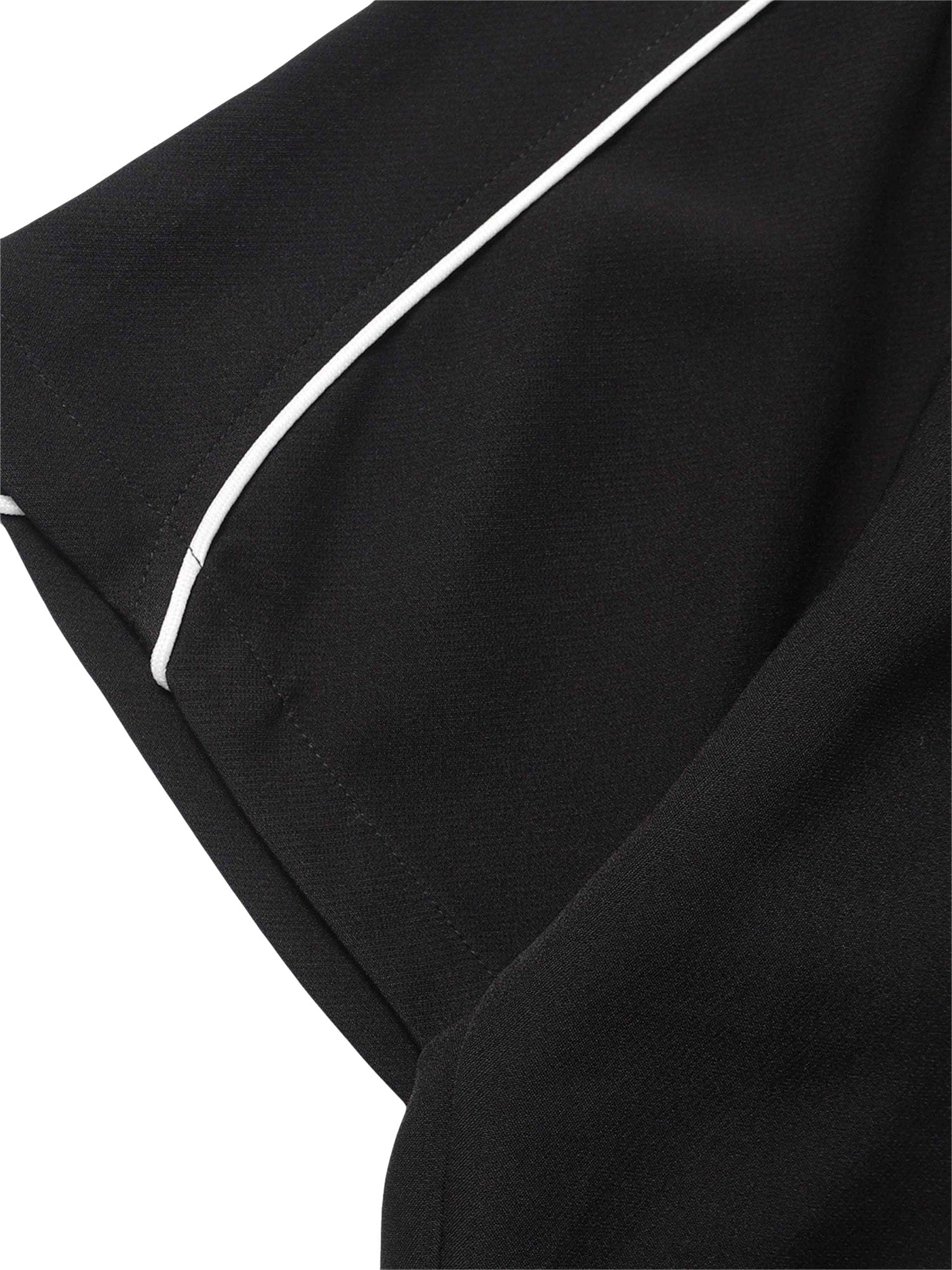 RED SHORT SLEEVE SHIRT WITH BLACK STAR - TRENDY CASUAL STYLE