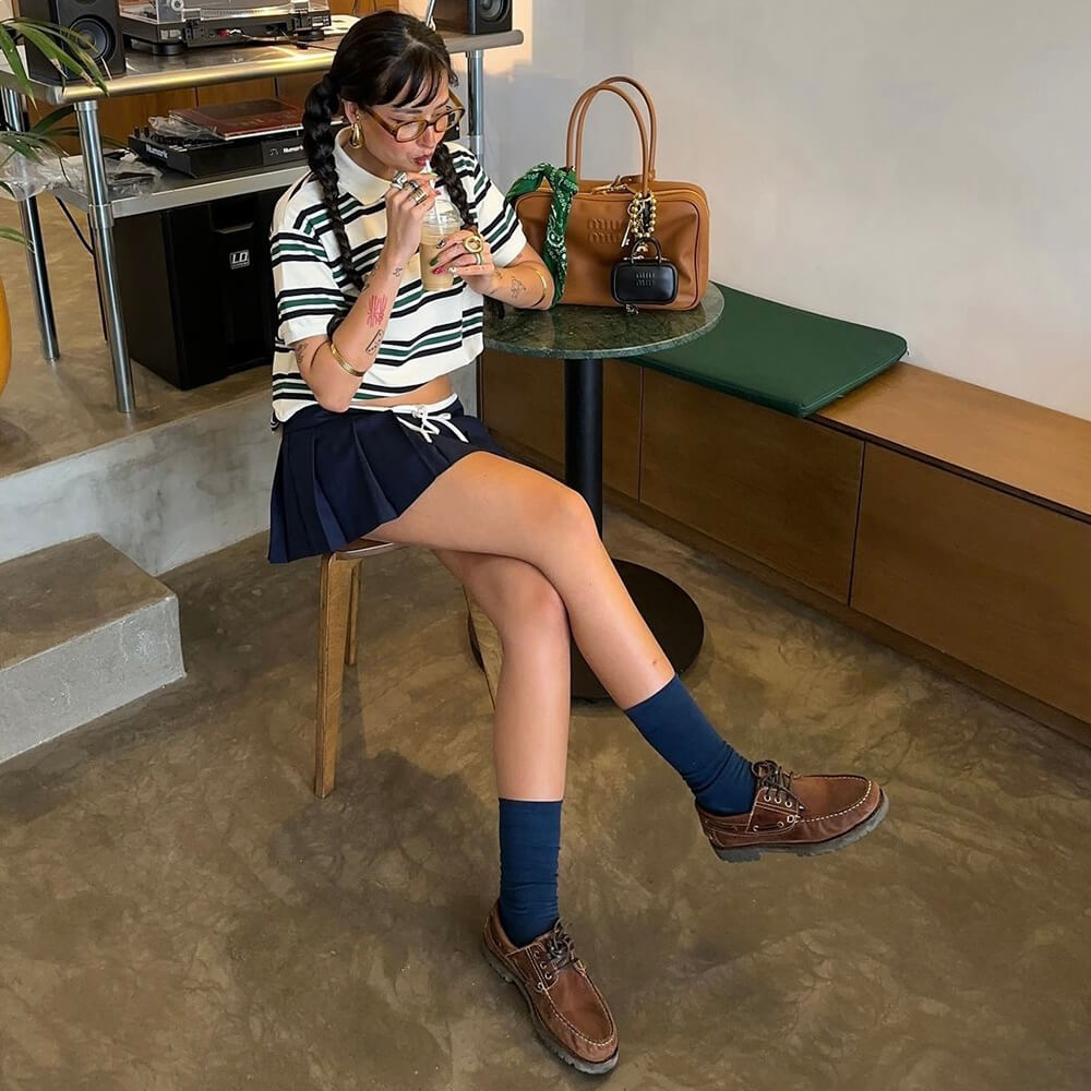 RETRO STRIPES POLO TEE BOLD RETRO STRIPES