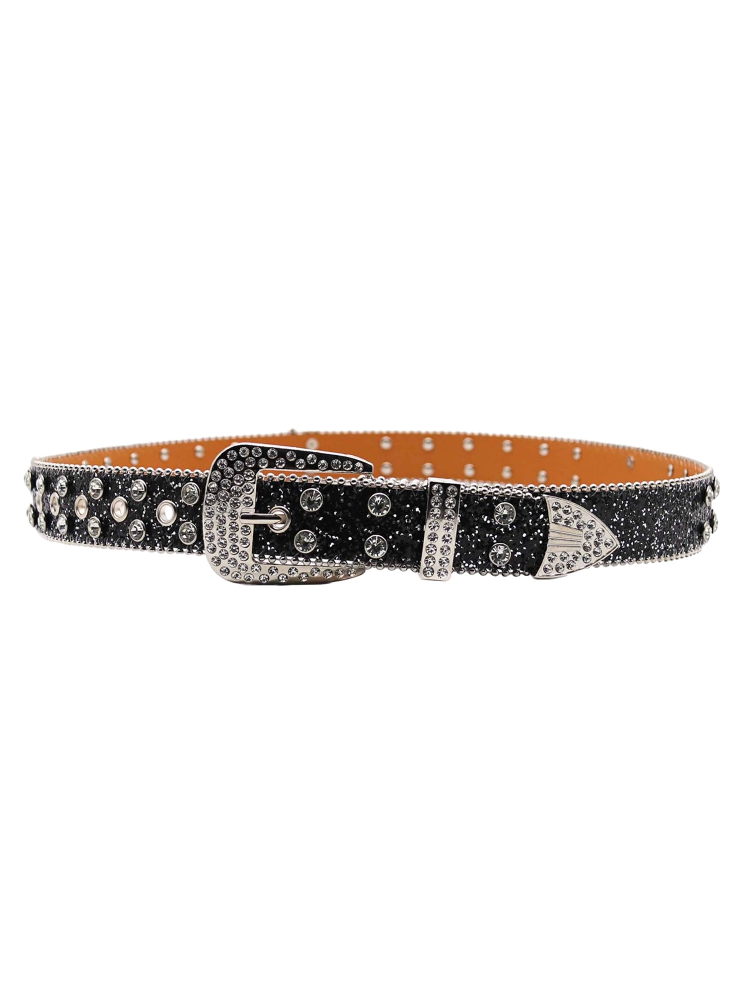 RHINESTONE SKULL BELT - EDGY ELEGANCE WITH RHINESTONE DETAILS