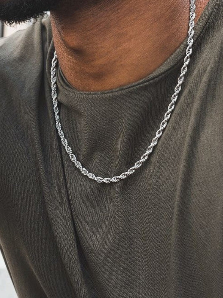 ROPE NECKLACE SET FOR EFFORTLESS ELEGANCE IN GOLD AND SILVER