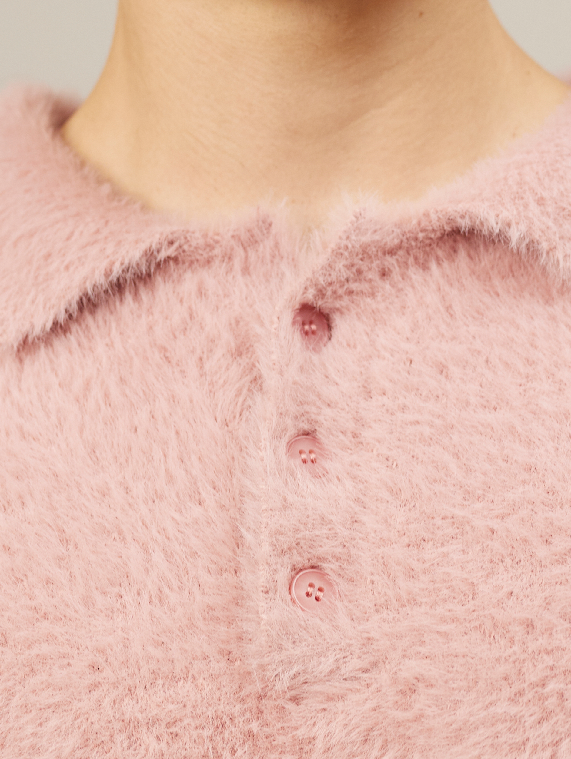 ROSE POLO LONG-SLEEVED SHIRT WITH POLO COLLAR