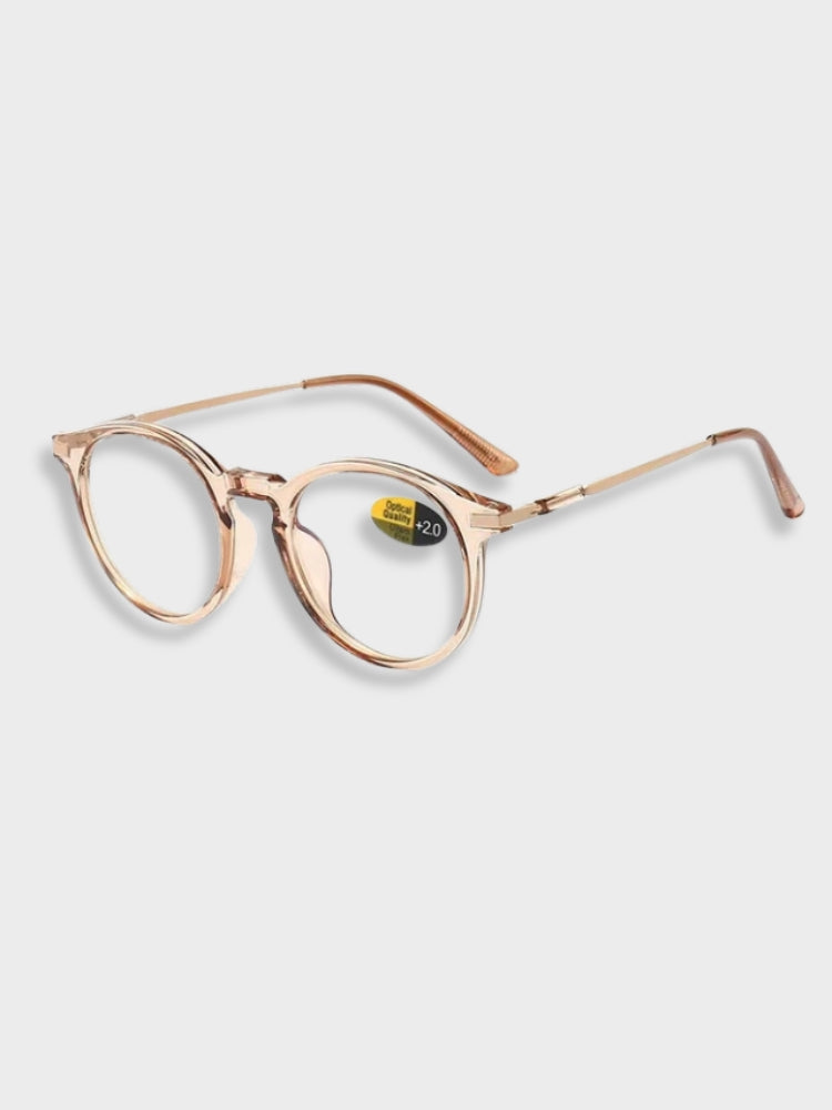 ROUND BROWN-RIMMED EYEGLASSES WITH EXTRA STARCH OPTIONS FOR IMPROVED DIGESTION