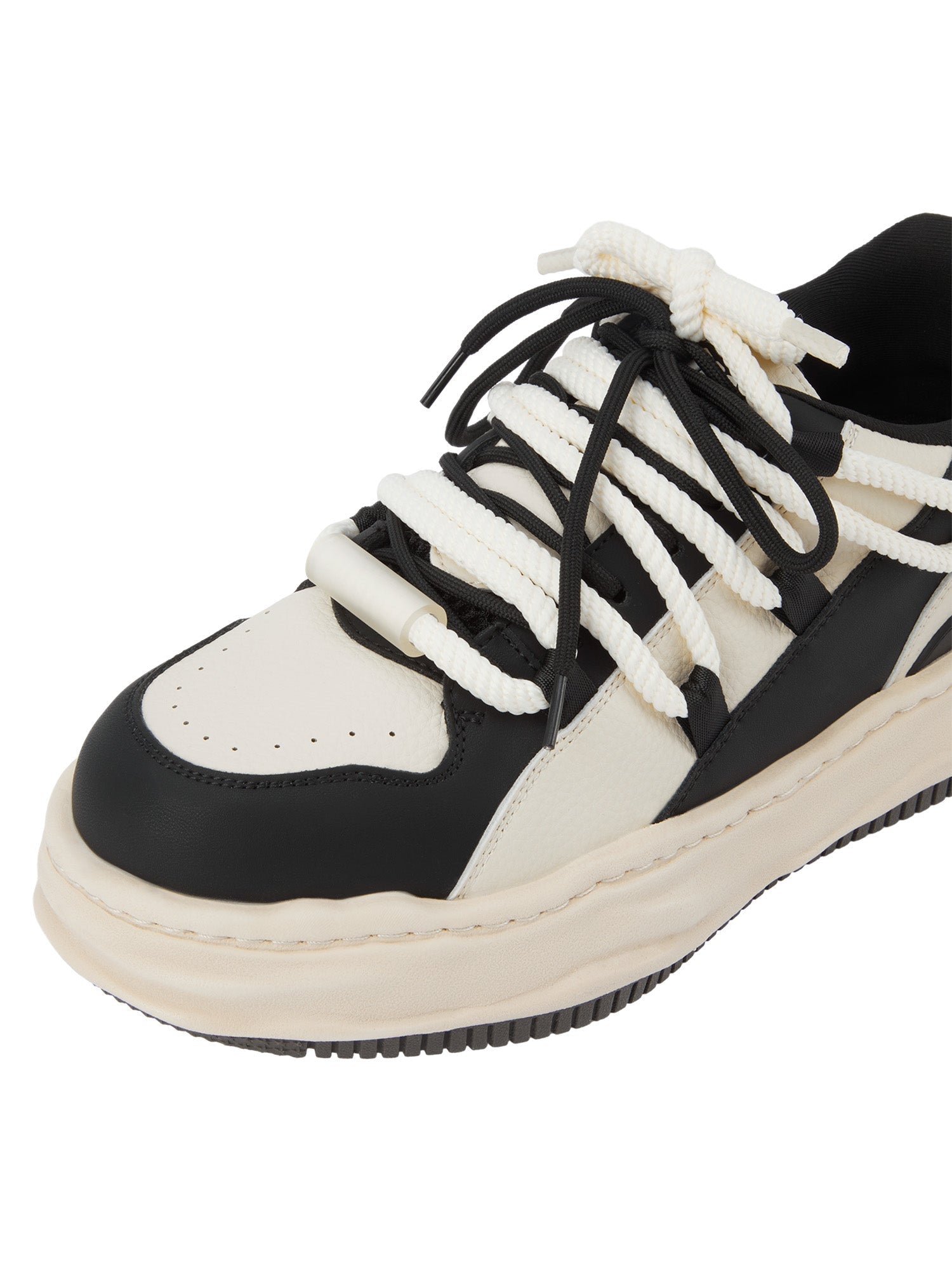 ROUND TOE HIGH SNEAKERS
