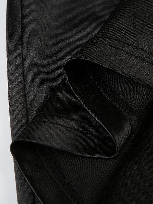 SATIN MINI SKIRT WITH BOW DETAIL - ELEGANT SATIN MINI SKIRT