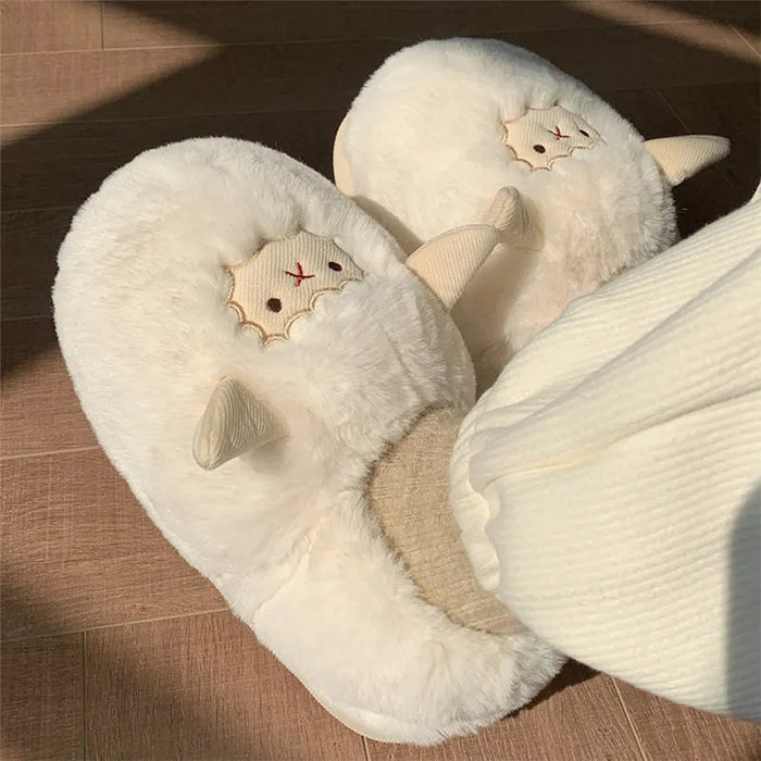 SHEEP SLIPPERS PAIR FOR KIDS AND ADULTS CHRISTMAS GIFT